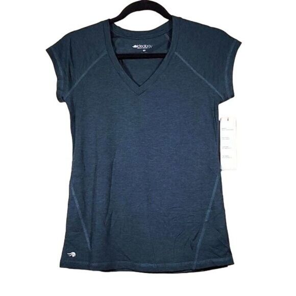 Ideology Essential Heather V-Neck Pullover Sz XS - Picture 1 of 9